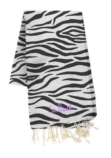 Telo mare con stampa SAINT BARTH | FOUT009 FOUTAS J N01496H ZEBRA SKIN 01